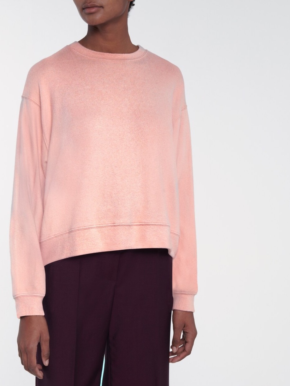 Aritzia Golden Light Pink Crewneck Sweatshirt